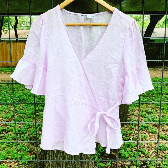 Old Navy Linen Top - Picture 2 of 3